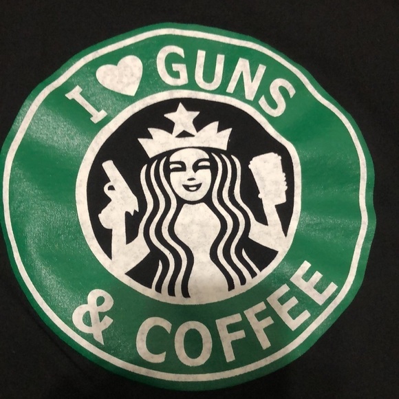 I love Guns & Coffee T-shirt - Picture 5 of 7